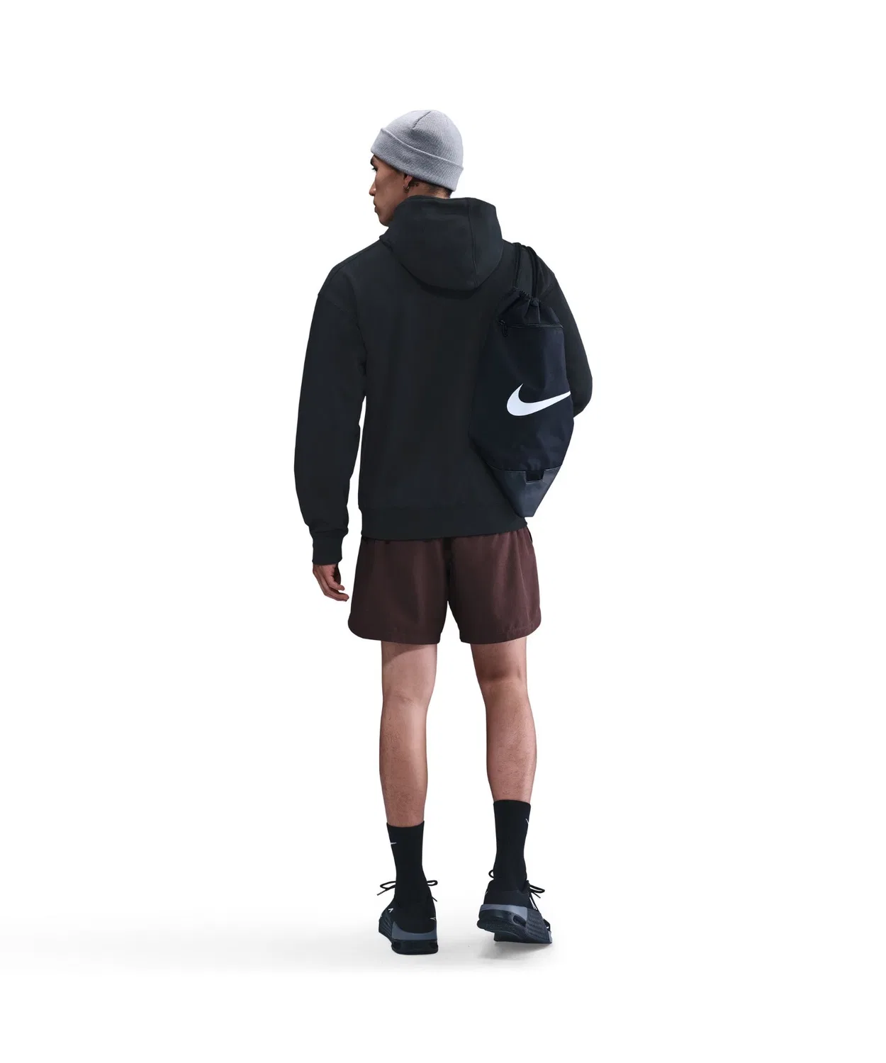 Толстовка Nike Dri-FIT Midlayer Hoodie синяя — фото 2