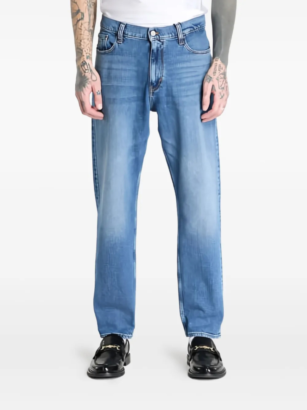 

Tommy Jeans Isaac Свободные зауженные джинсы, синий