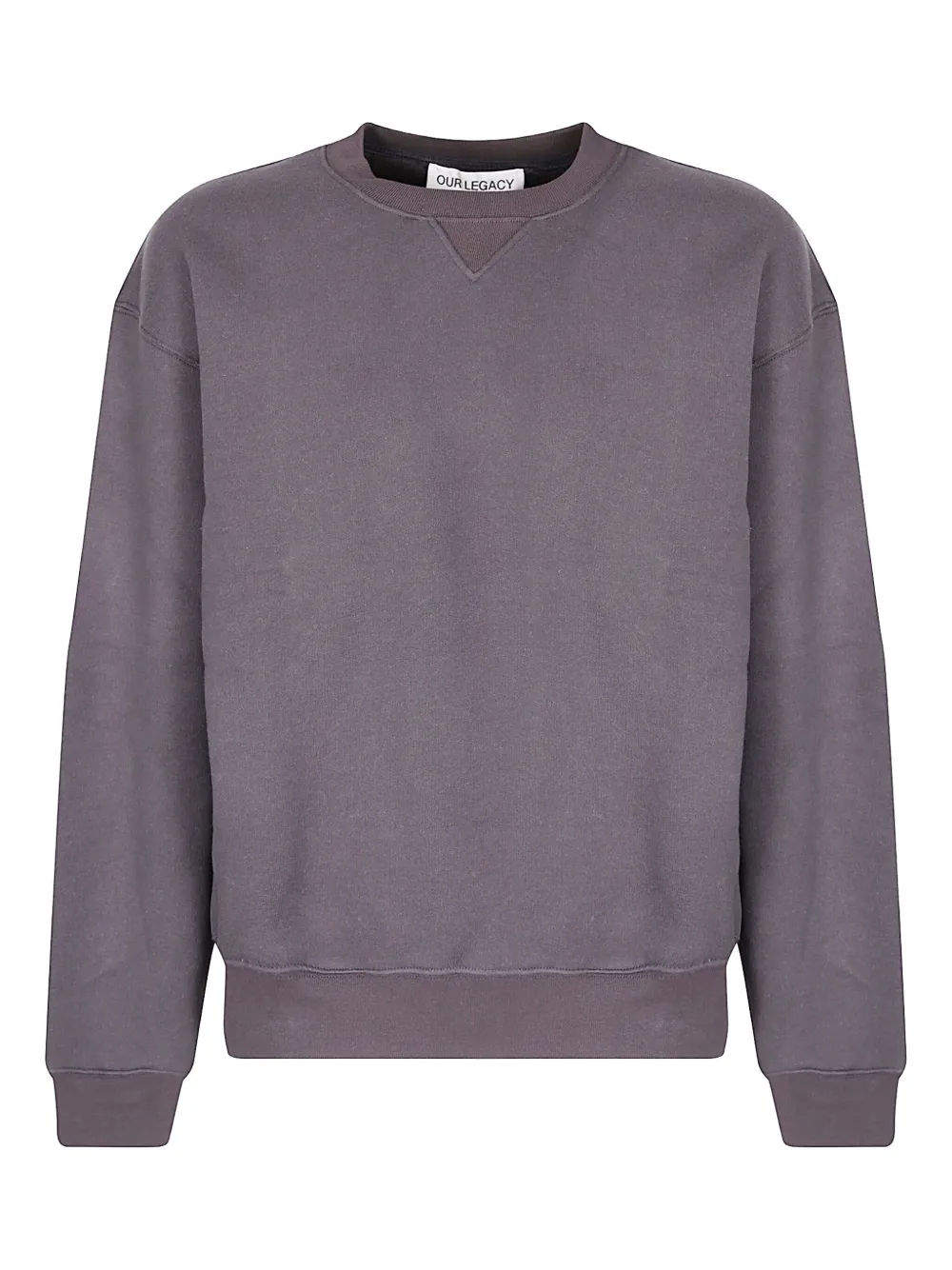 

Свитшот из хлопка и шерсти OUR LEGACY, серый