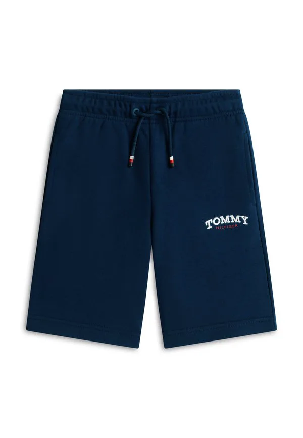 Спортивные шорты из махровой ткани с вышивкой логотипа Tommy Hilfiger, Dark Night Navy — фото 4