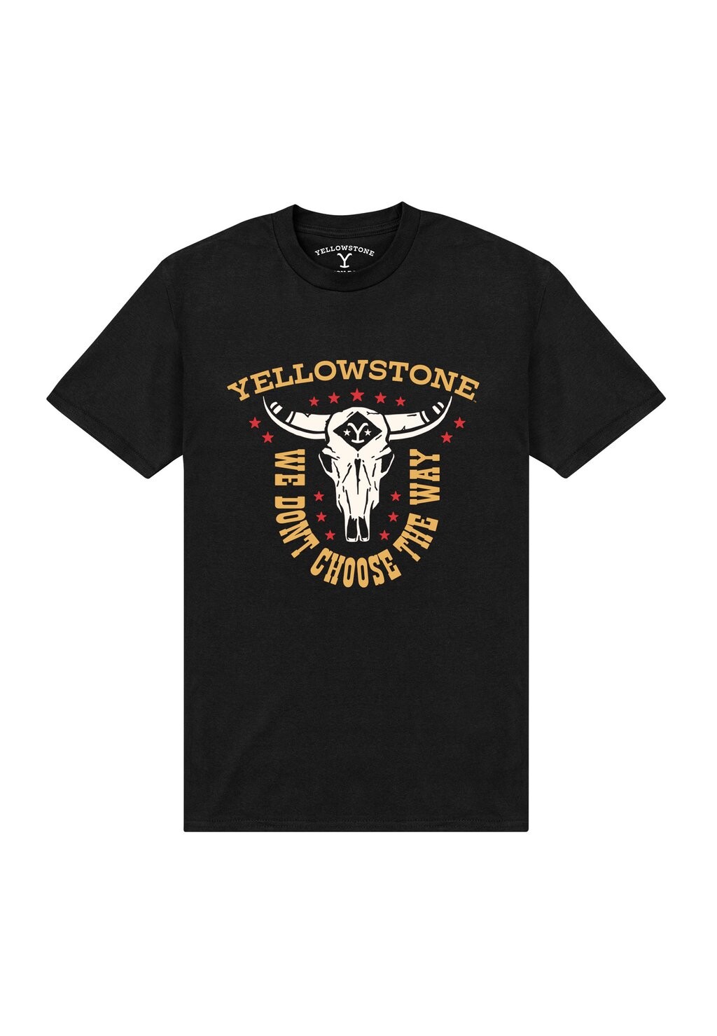 

Футболка с принтом YELLOWSTONE WE DON'T CHOOSE Henry Tiger, черный