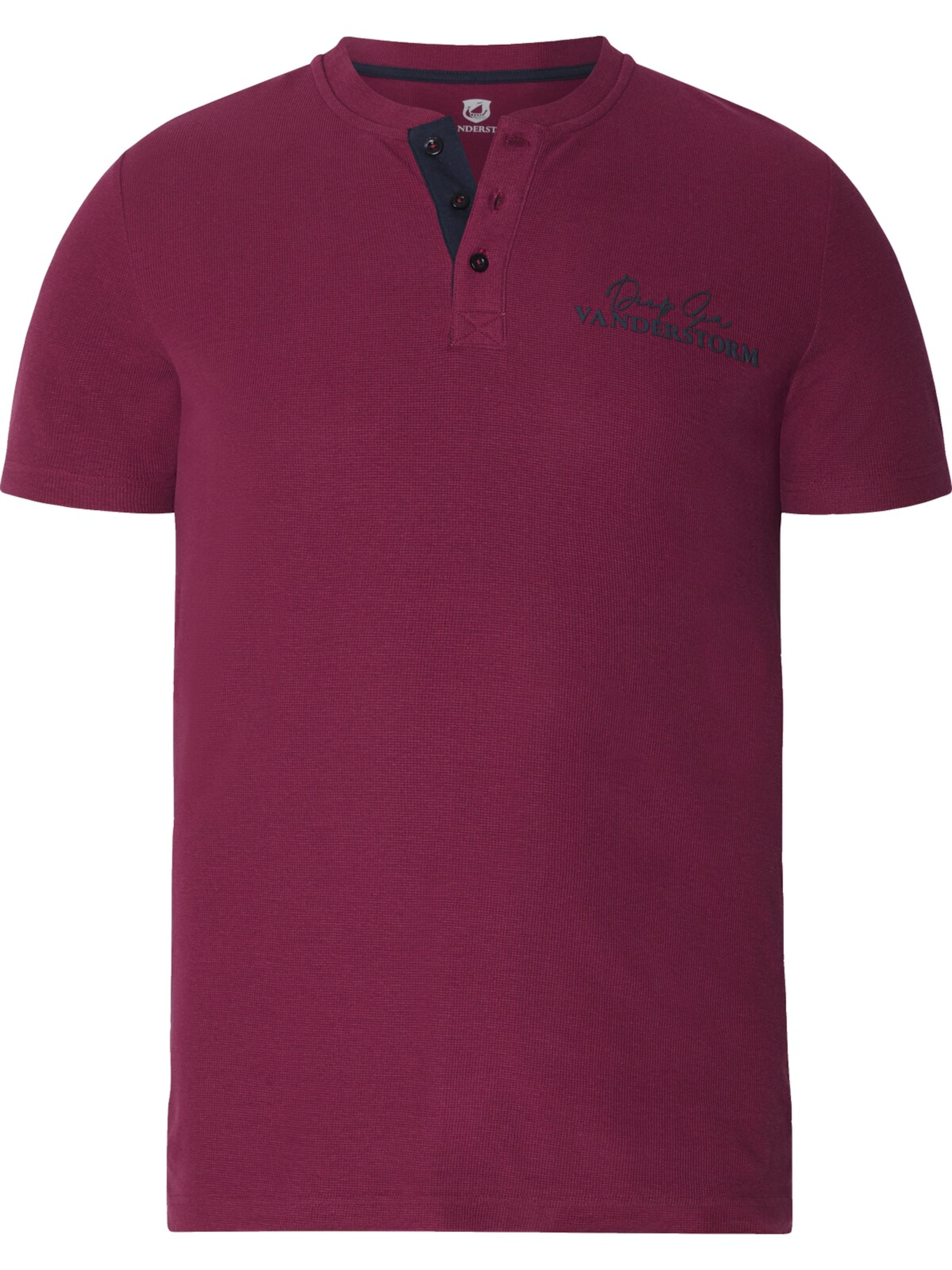 

Jan Vanderstorm Футболка 'Gortan' в темно-красном цвете