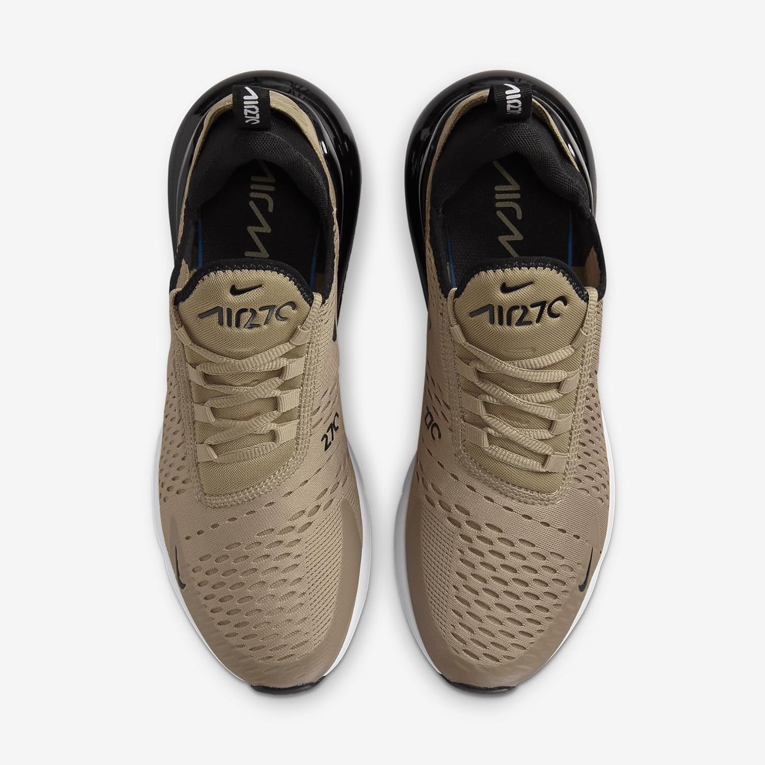 Мужские кроссовки Nike Air Max 270, белый/черный/хаки — фото 4