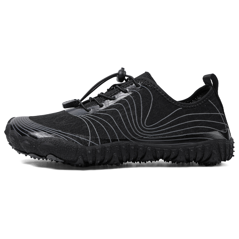 

LONGDUIZHANG Антискользящие антизапаховые износостойкие треккинговые ботинки для речных походов унисекс DW-9926 черные [охлаждающие дышащие], цвет DW-9926 Black[Cooling Breathable]