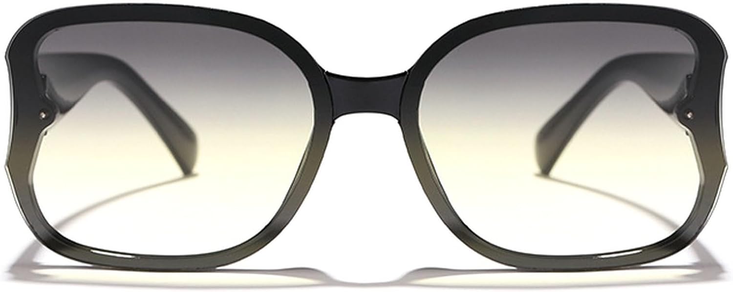 

Модные квадратные солнцезащитные очки для женщин, роскошные винтажные очки с градиентным переходом цвета, защита от УФ-излучения UV400, коричневые солнцезащитные очки для женщин mincl, Gray Yellow