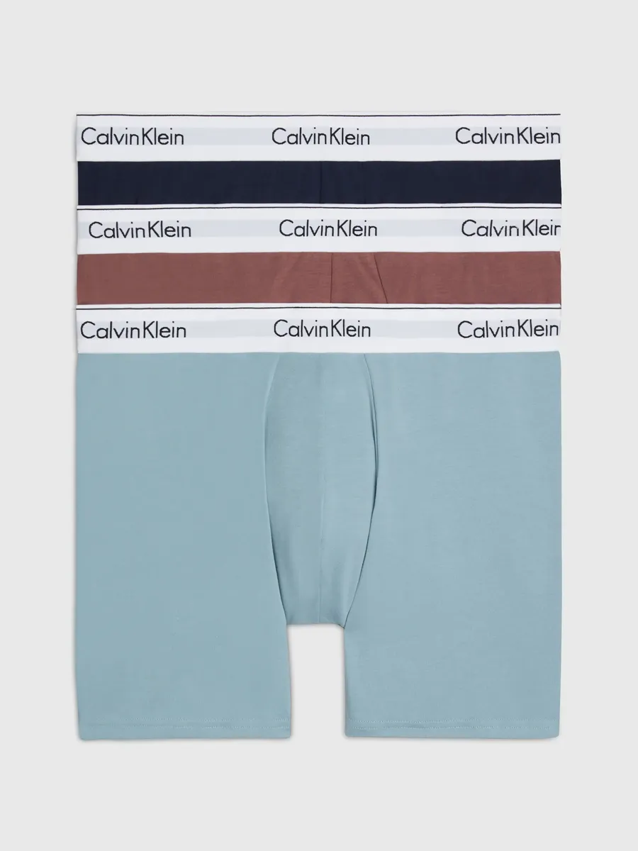 

Боксеры Calvin Klein Underwear "BOXER BRIEF 3PK" (3 шт. в упаковке, 3 шт. в упаковке), с удлиненными штанинами и эластичным поясом с логотипом, цвет Capri Rose, Blue Shadow, Arona