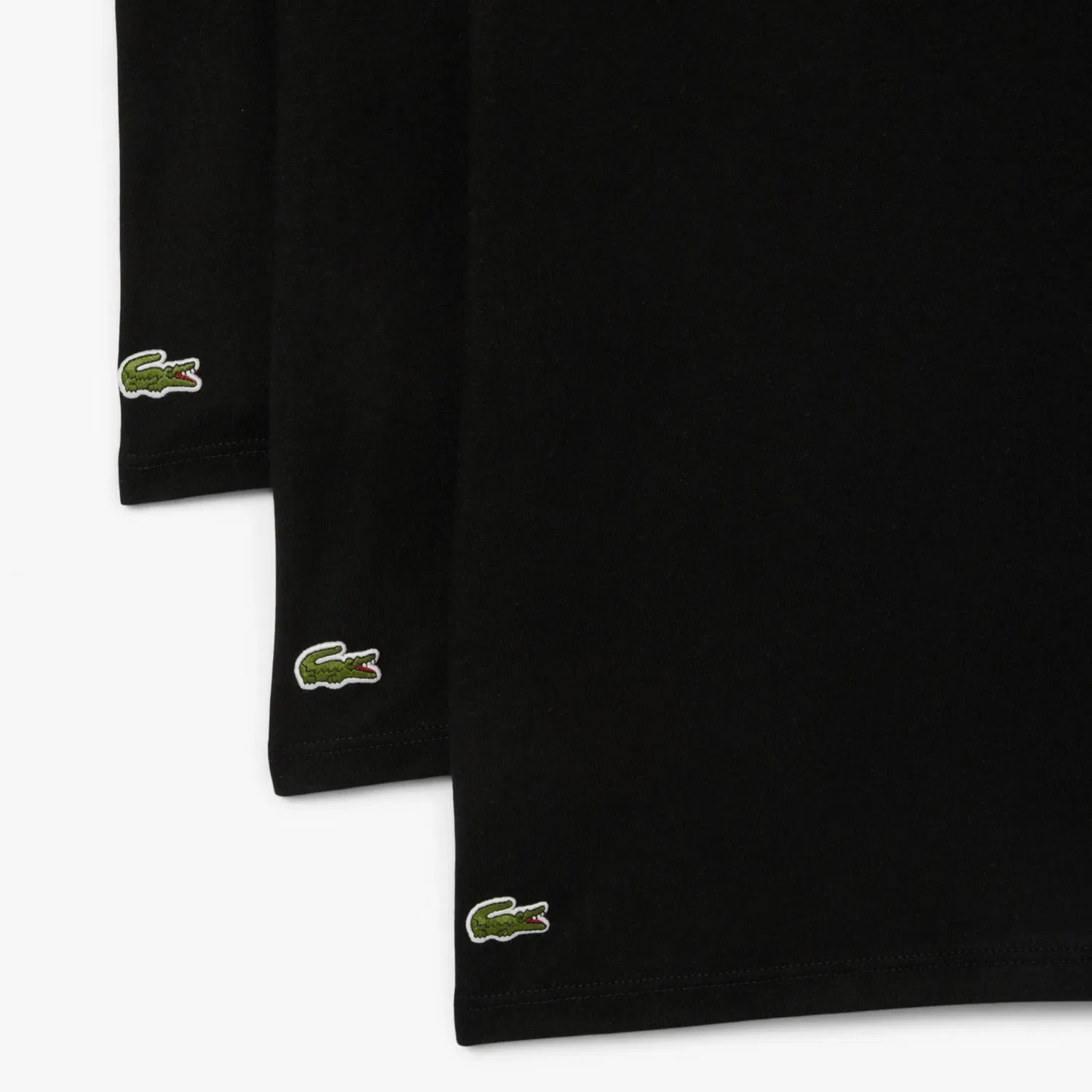 Майка из хлопка Lacoste, черный — фото 2