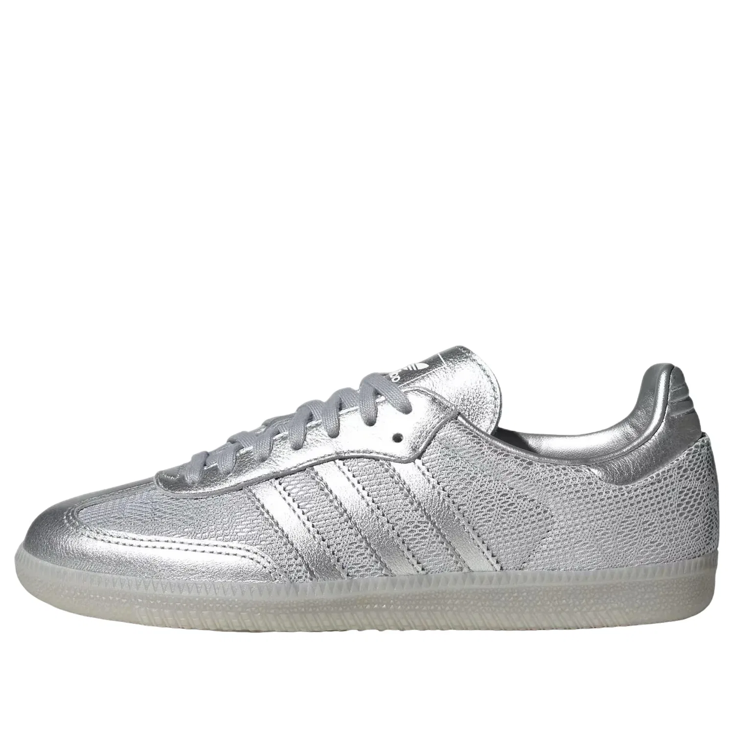 Кроссовки Adidas Samba OG 'Silver Metallic' LA2687, серебро