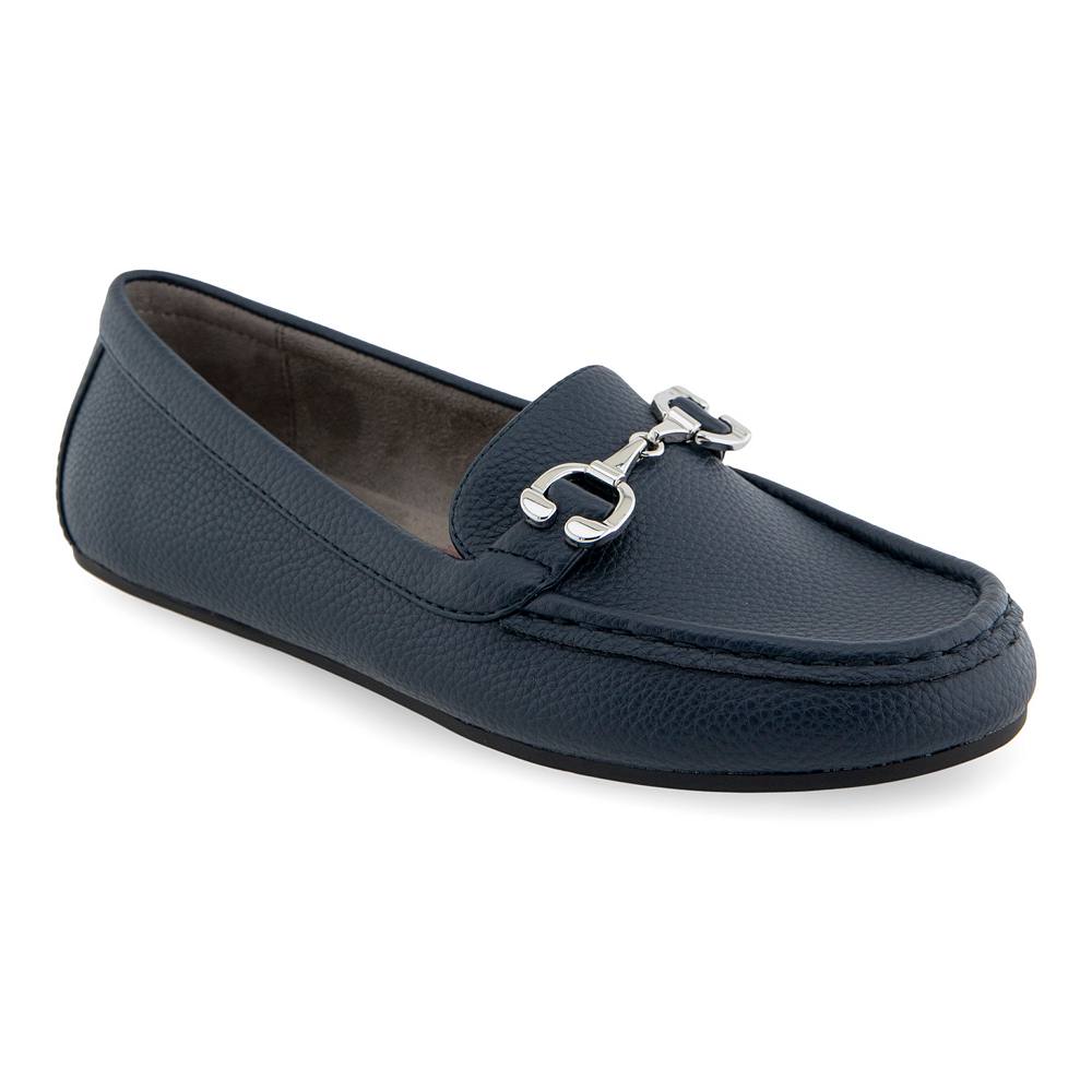 

Женские лоферы Aerosoles Dallas, цвет Navy Pebbled Faux Leat