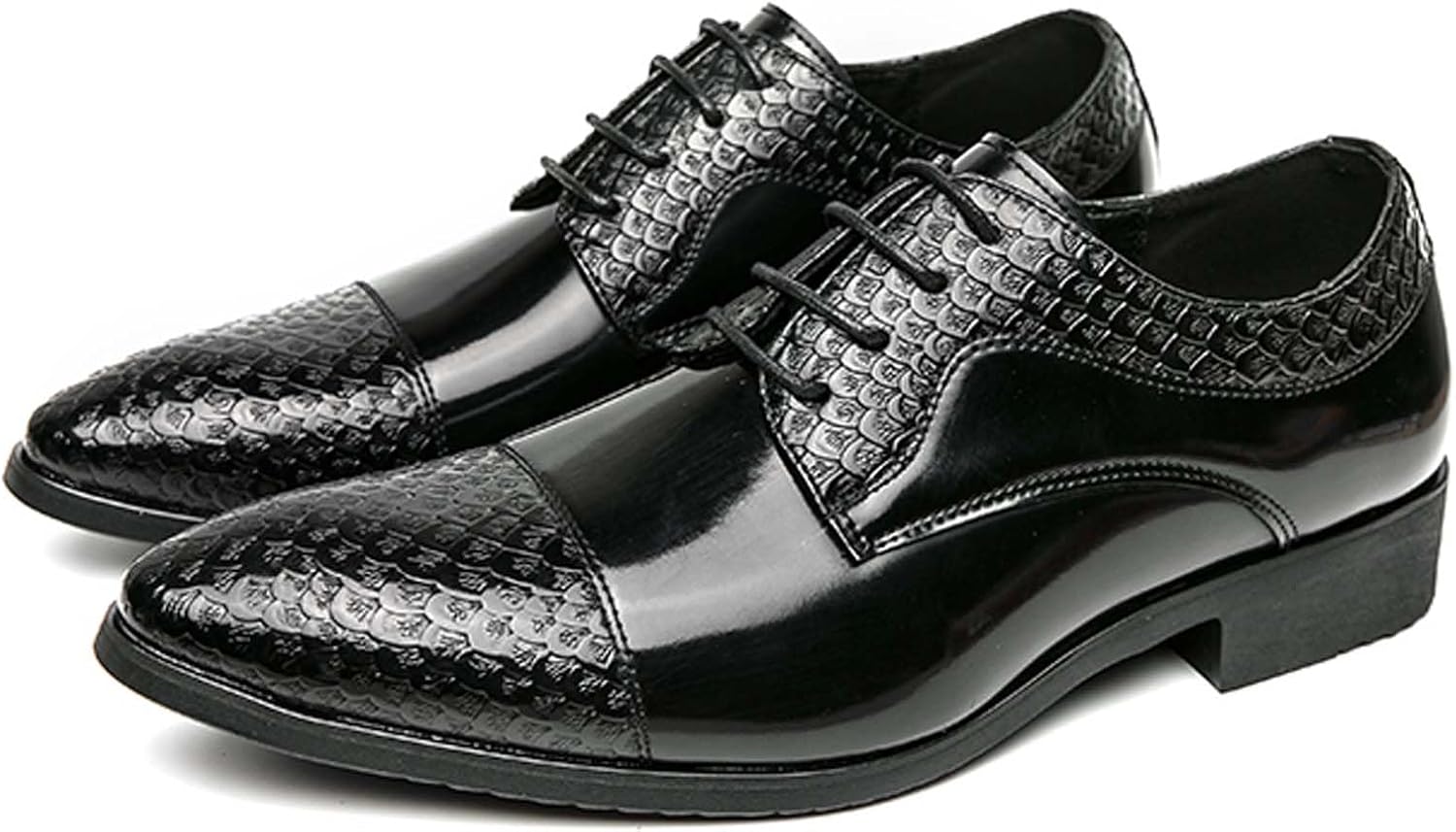 

Мужские удобные туфли на плоской подошве, большие деловые туфли, закрытый носок, зауженные, повседневные, удобные, формальные туфли Wurmiuhd, черный