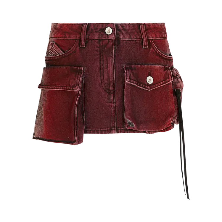 

Юбка The Attico Fay Mini 'Red/Purple Shades', красный