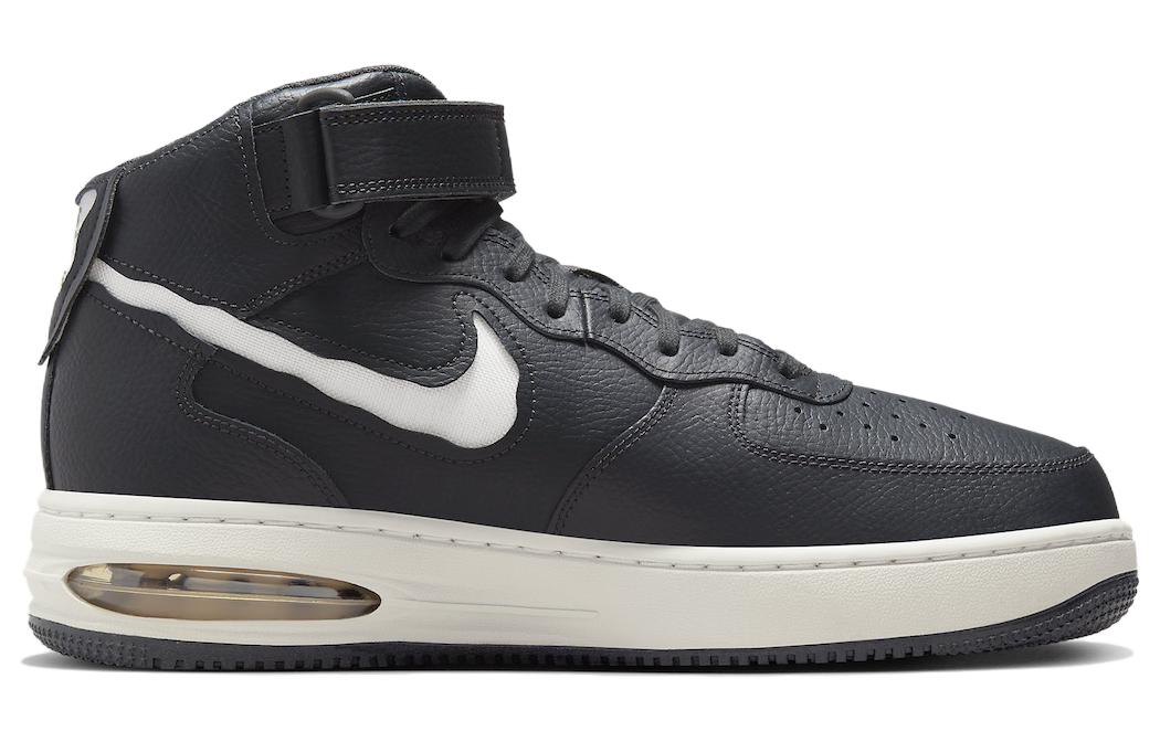 Nike Air Force 1 Mid Black White — фото 2