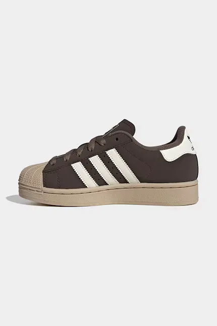 Кроссовки детские SUPERSTAR II Adidas Originals, коричневый — фото 4