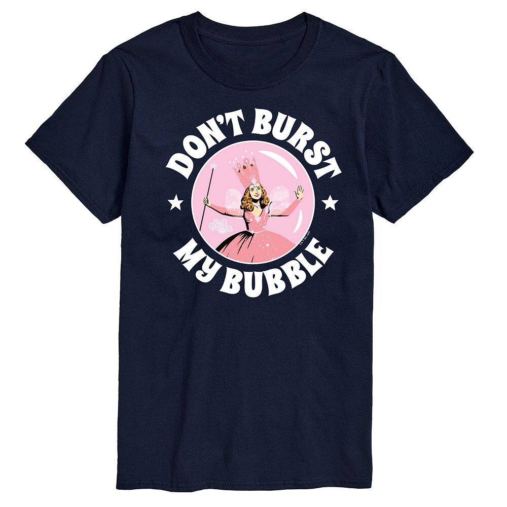 

Мужская футболка с рисунком «Волшебник страны Оз» Don't Burst My Bubble Licensed Character, темно-синий
