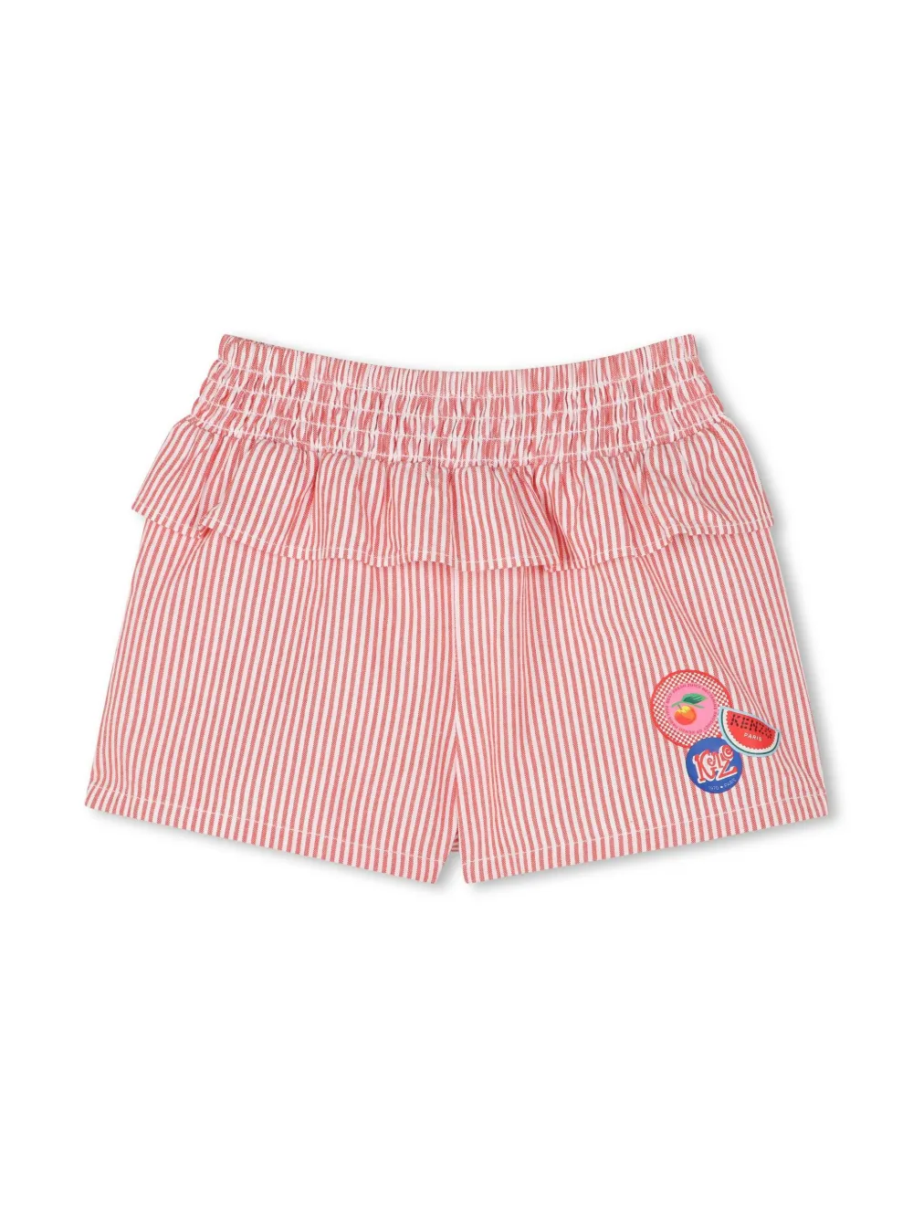 Комплект из топа и шортов Kenzo Kids, красный — фото 4