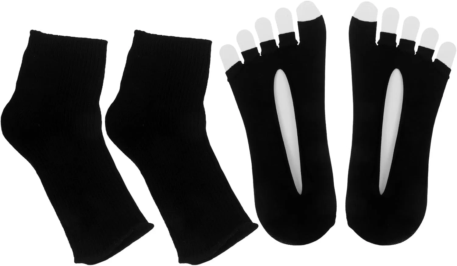 Комплект УФ-защитных носков для педикюра ‎Cimaxic, Schwarz