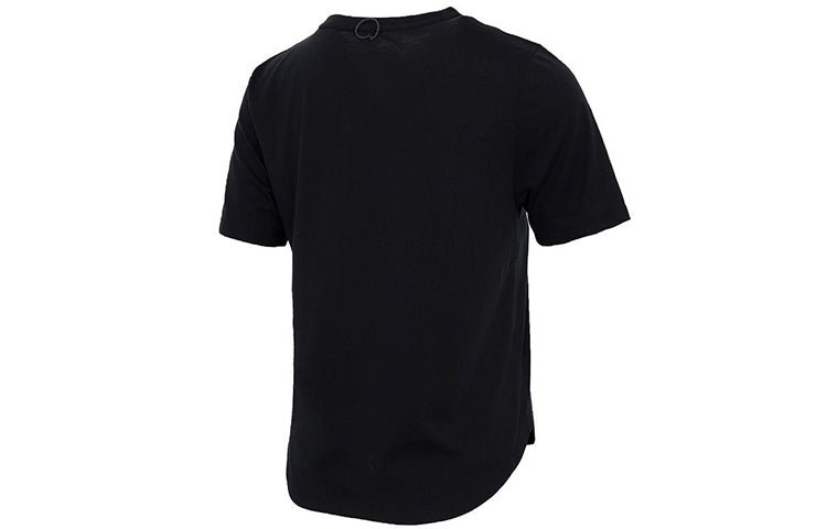 Футболка (WMNS) Nike Casual Sports Breathable Round Neck Short Sleeve Black T-Shirt — фото 2