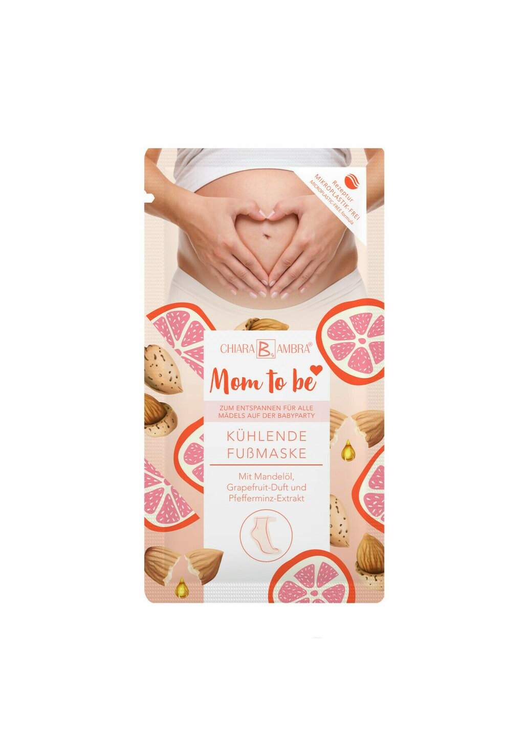 

Маска для ног CHIARA AMBRA KÜHLENDE FUSSMASKE, цвет beige