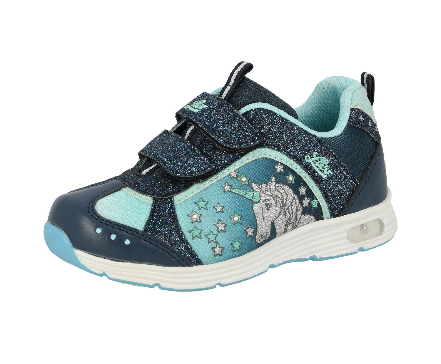 

Низкие кроссовки Lico Klettschuh Unicorn V blinky, синий