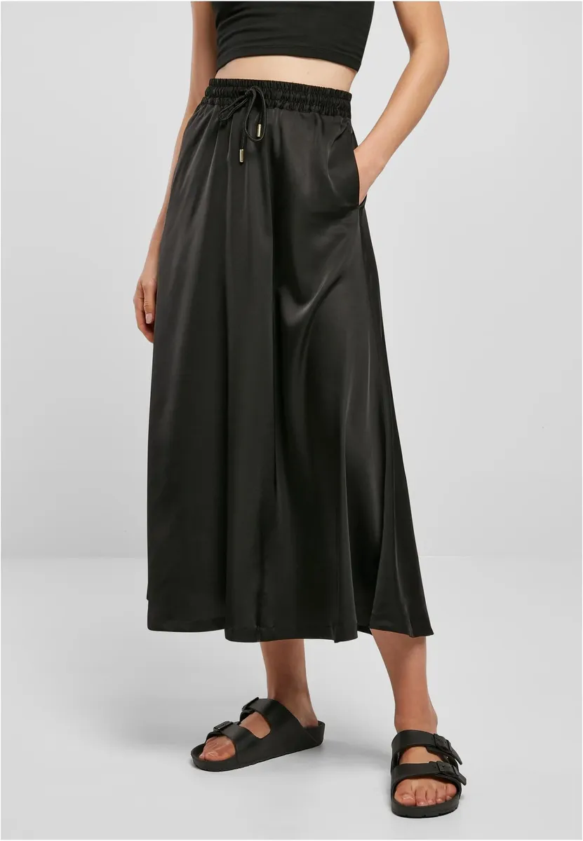 

Летняя юбка URBAN CLASSICS " Urban Classics Women's Ladies Satin Midi Jacket" (1 шт.), черный