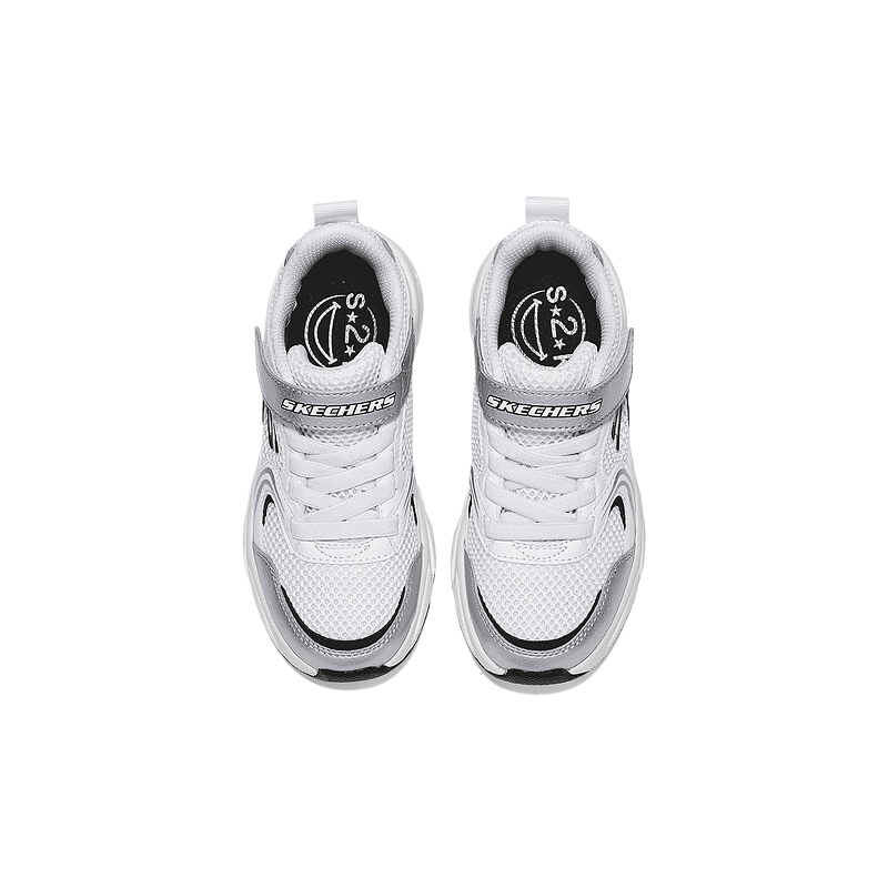 Skechers Kids Sketchers девочки низкие детские повседневные туфли white — фото 3