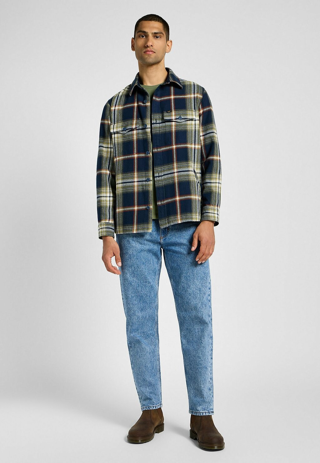 

Рубашка FLAP POCKET OVERSHIRT Lee, синий