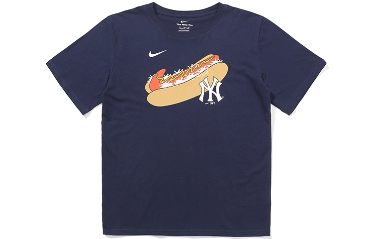 Детская футболка X MLB Nike темно-синяя — фото 2