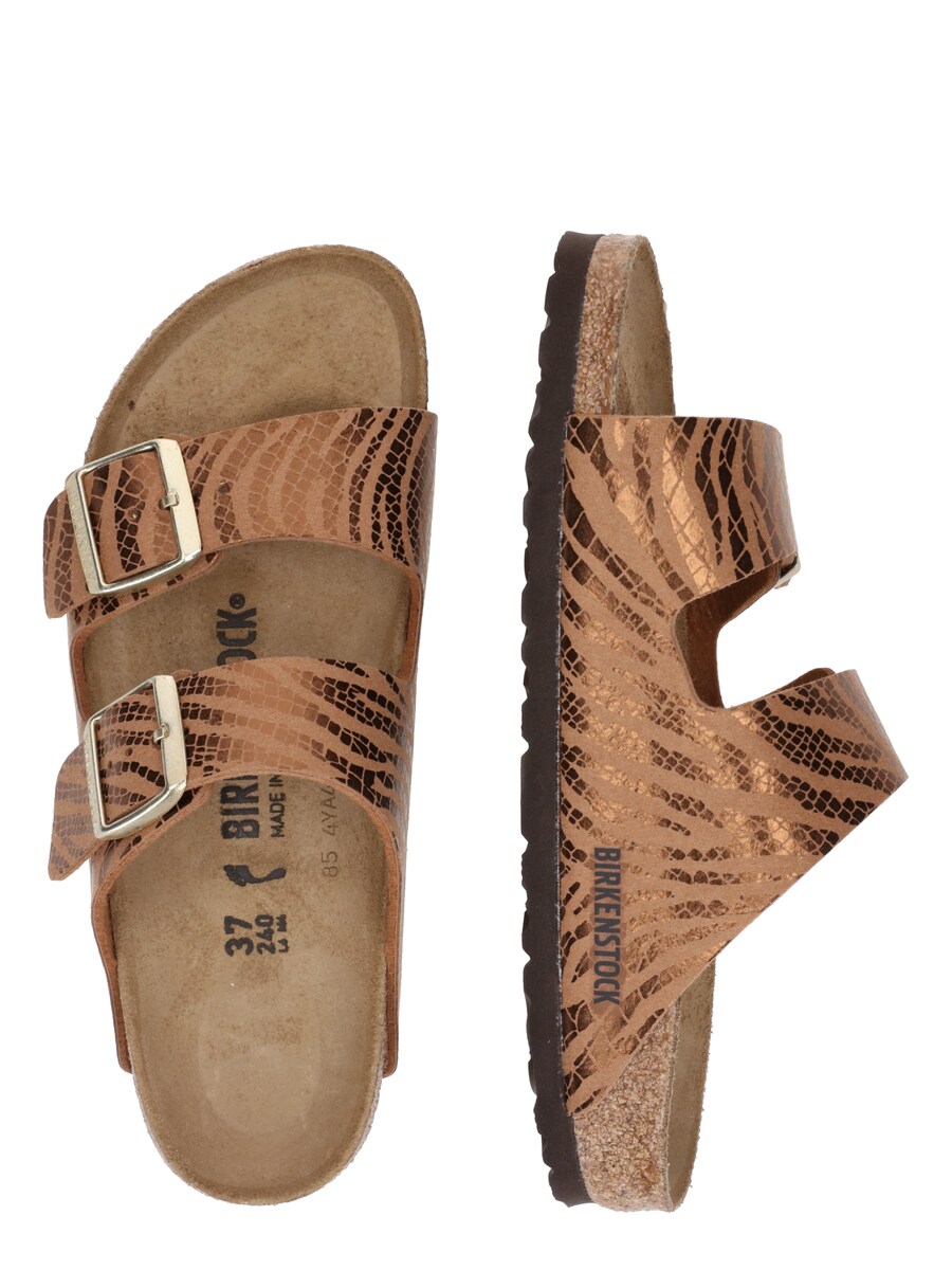 Мюли BIRKENSTOCK Arizona, Cognac/Umbra — фото 2
