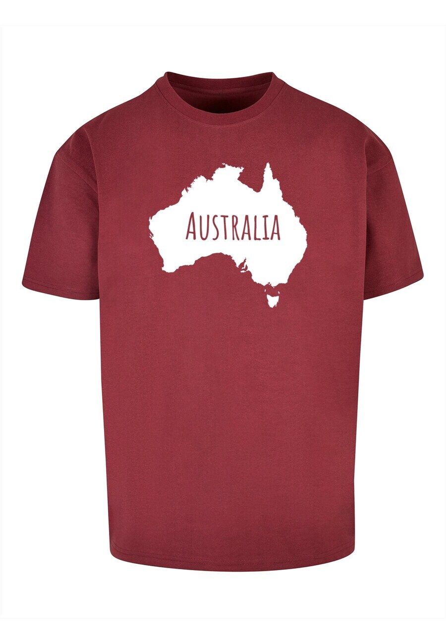 

Футболка Merchcode AUSTRALIA X, красный