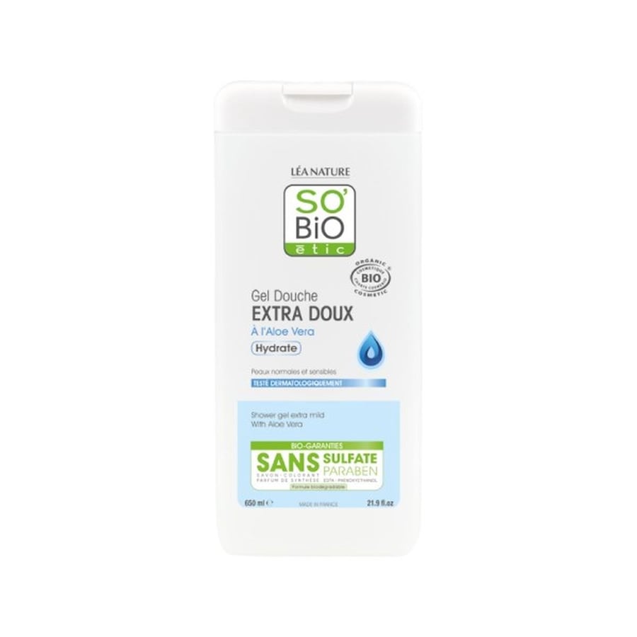 

So Bio, ультрамягкий гель для душа Bio Aloe без сульфата, 650 мл