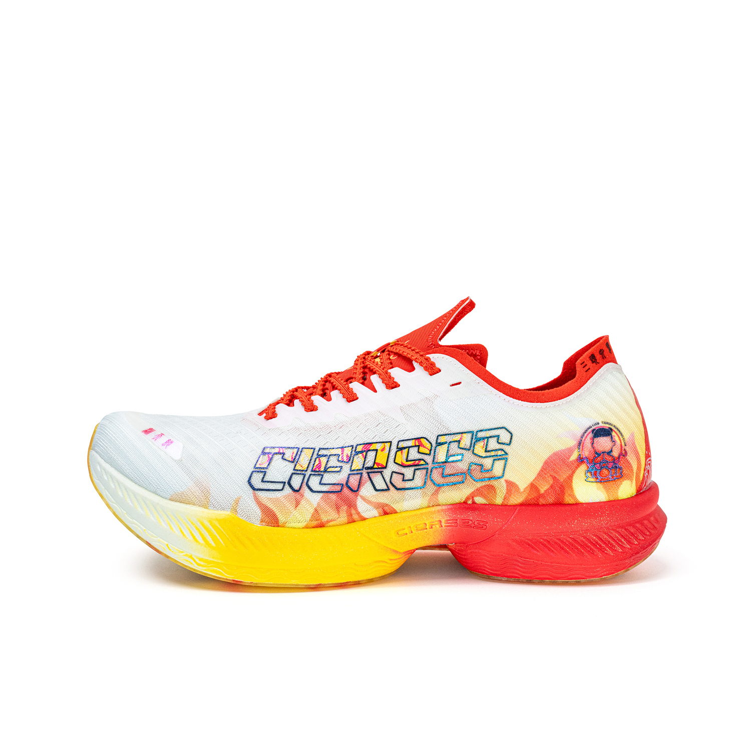 Беговые кроссовки Unisex Low top Prince San CIERSES, Dragon Fruit Comes with Socks — фото 4