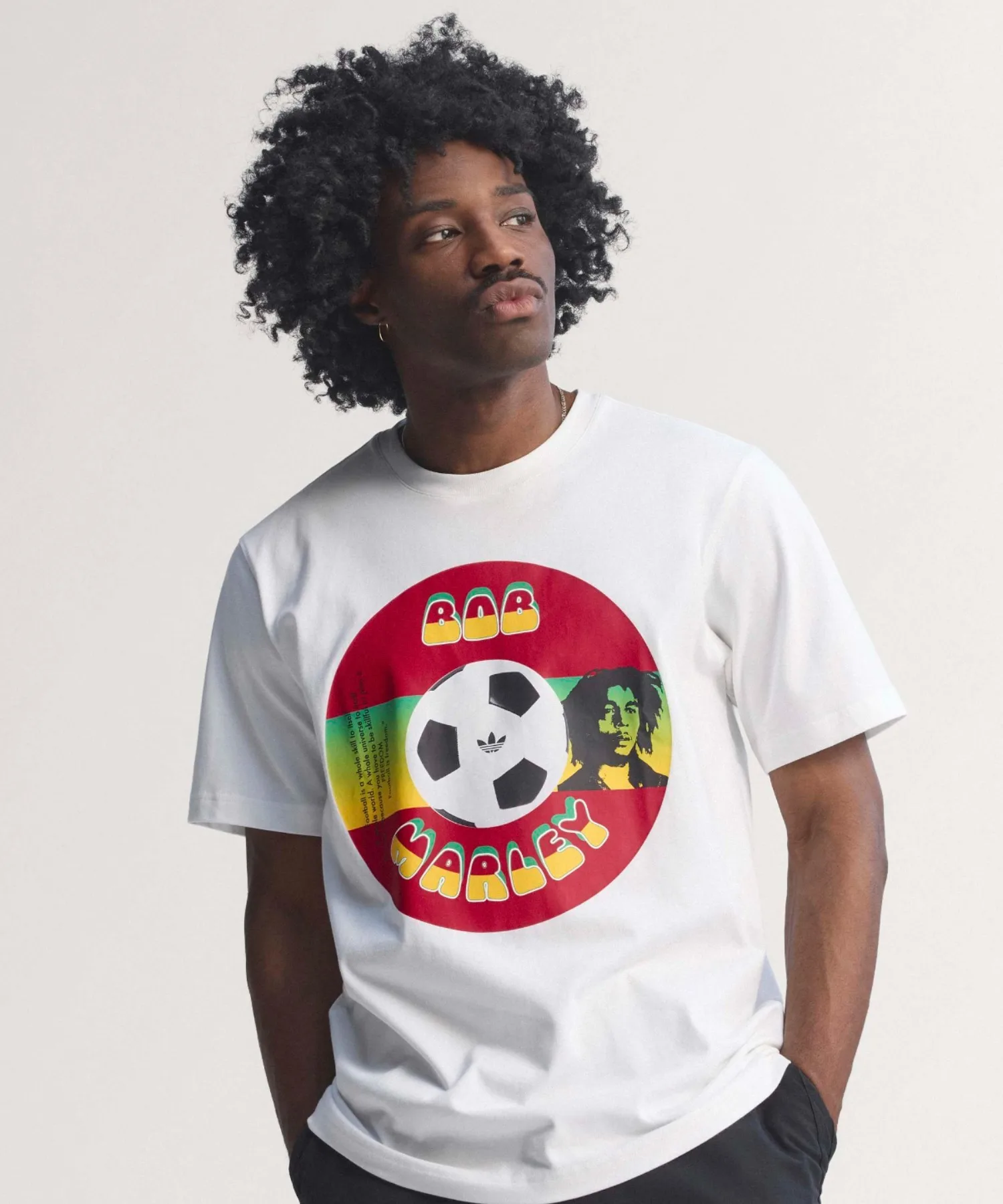 Футболка Bob Marley ORIGINALS adidas белая