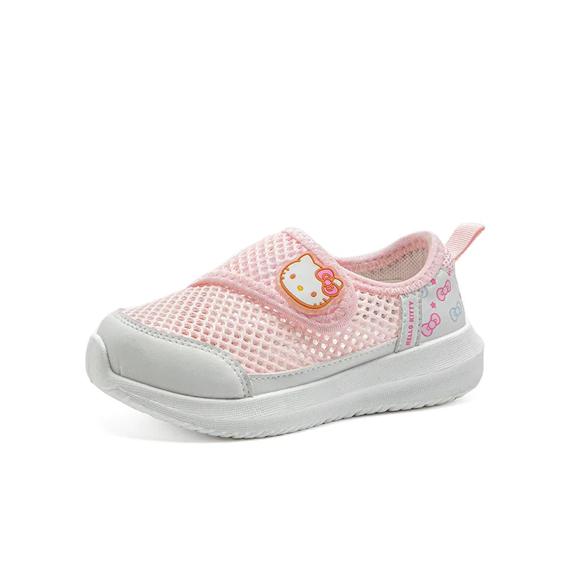 Кроссовки Hello Kitty Anti Kick с защитой от истирания, дышащие, легкие, амортизирующие, балансирующие, низкие Sanrio, White Purple-Kuromi — фото 4