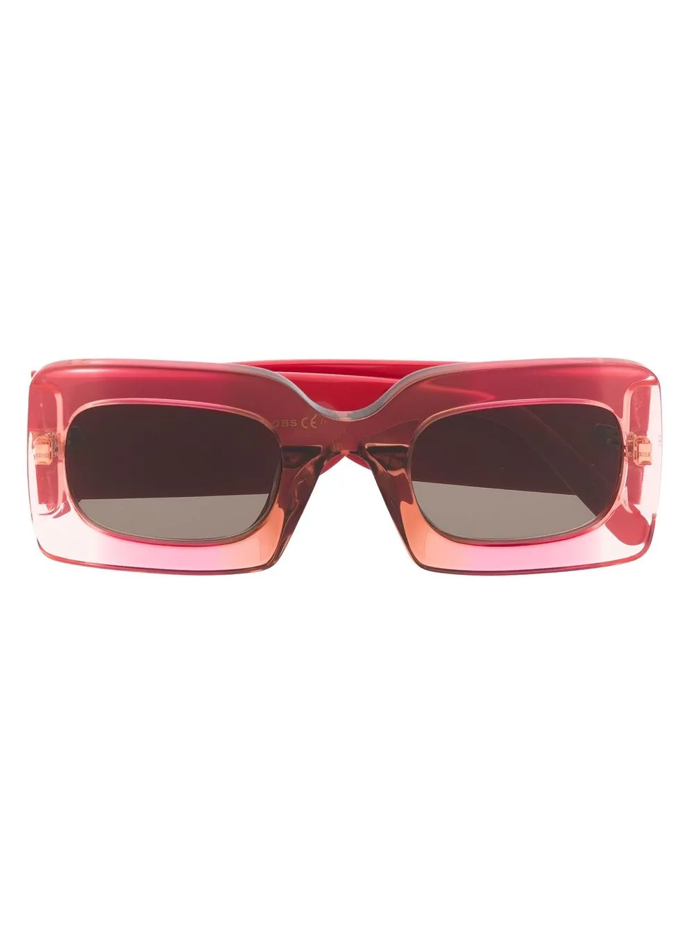 

Солнцезащитные очки в квадратной оправе Marc Jacobs Eyewear, красный
