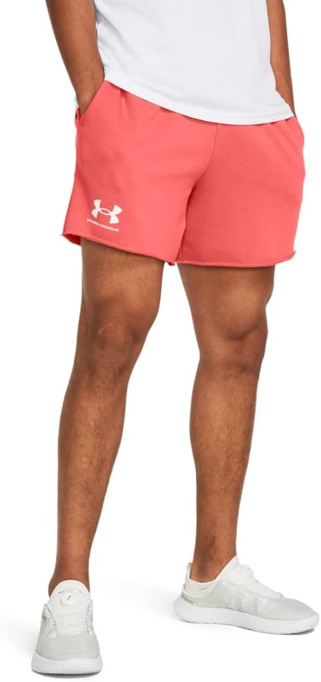 

Шорты Under Armour Rival Terry 6-inch, (811) Coho/Onyx White