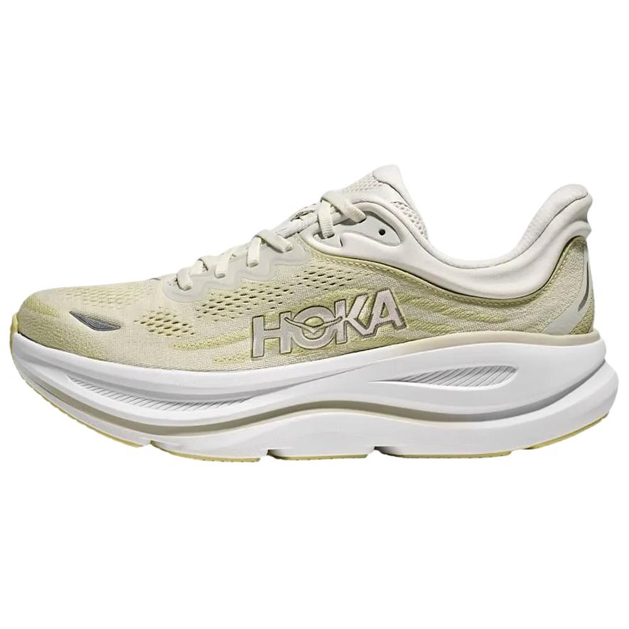 

Hoka One One Кроссовки Bondi 9 для бега, унисекс, бежево-зеленые
