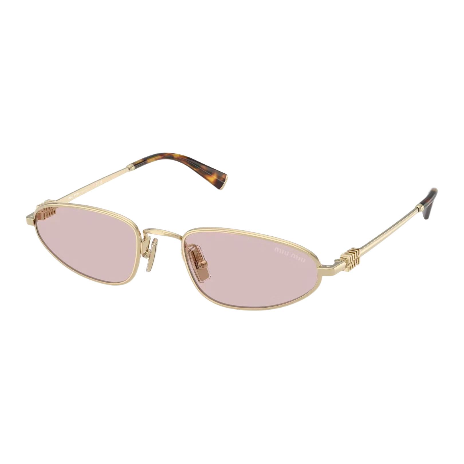 

MIU MIU Кошачий глаз солнцезащитные очки, Gold