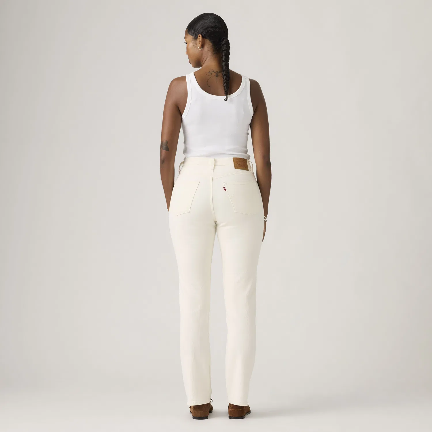 Женские джинсы 501 Original Fit Levi's, White — фото 3