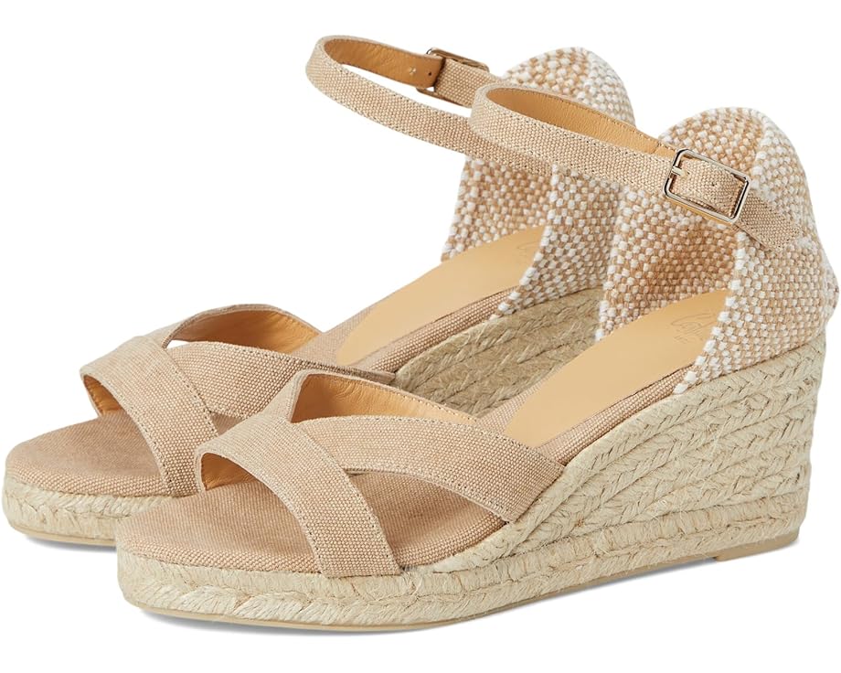 Туфли CASTANER Bruna Espadrille Wedge, песочный