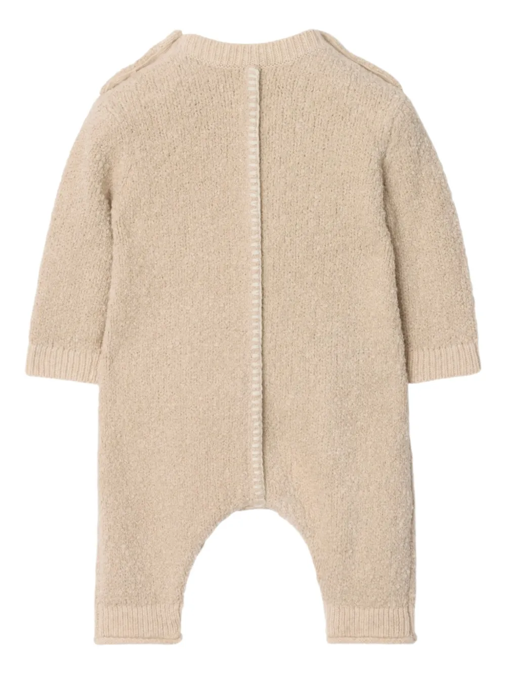 Комбинезон для новорожденного Thomas Bear BURBERRY KIDS, нейтральный — фото 2
