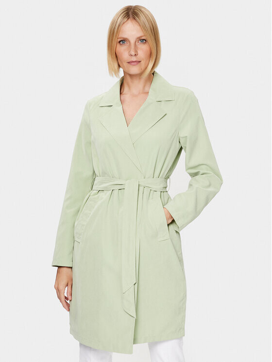 

Пальто из линя стандартной посадки Vero Moda, зеленый