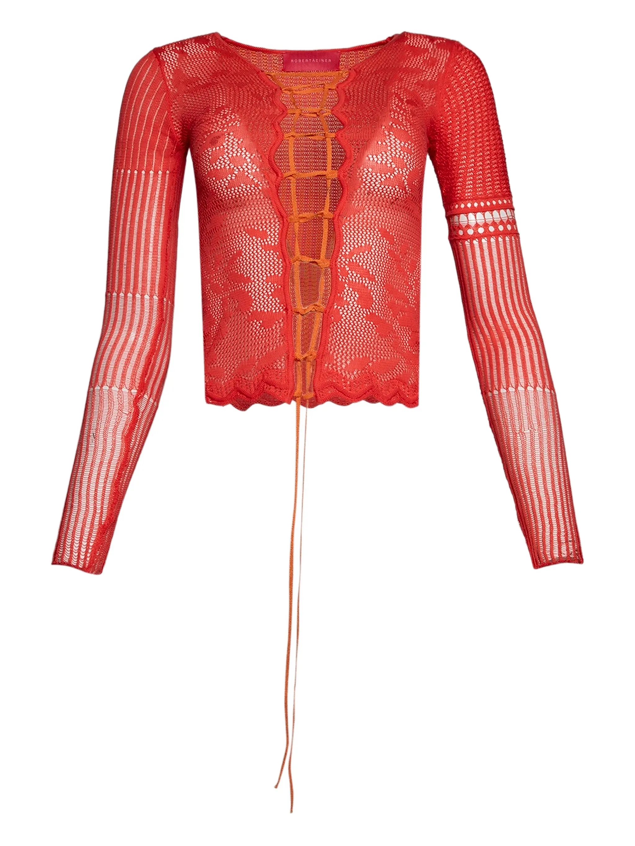 

Топ Kat со шнуровкой Roberta Einer, красный
