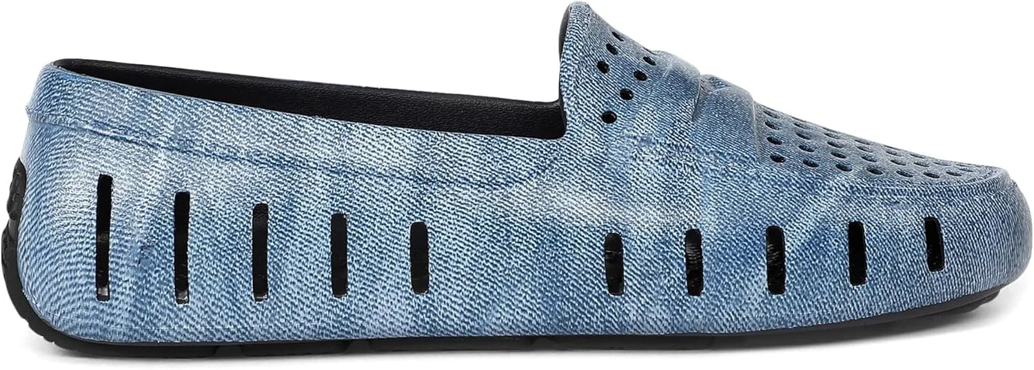 

Мужские флоферы с принтом "шикарный водитель" Floafers, синий