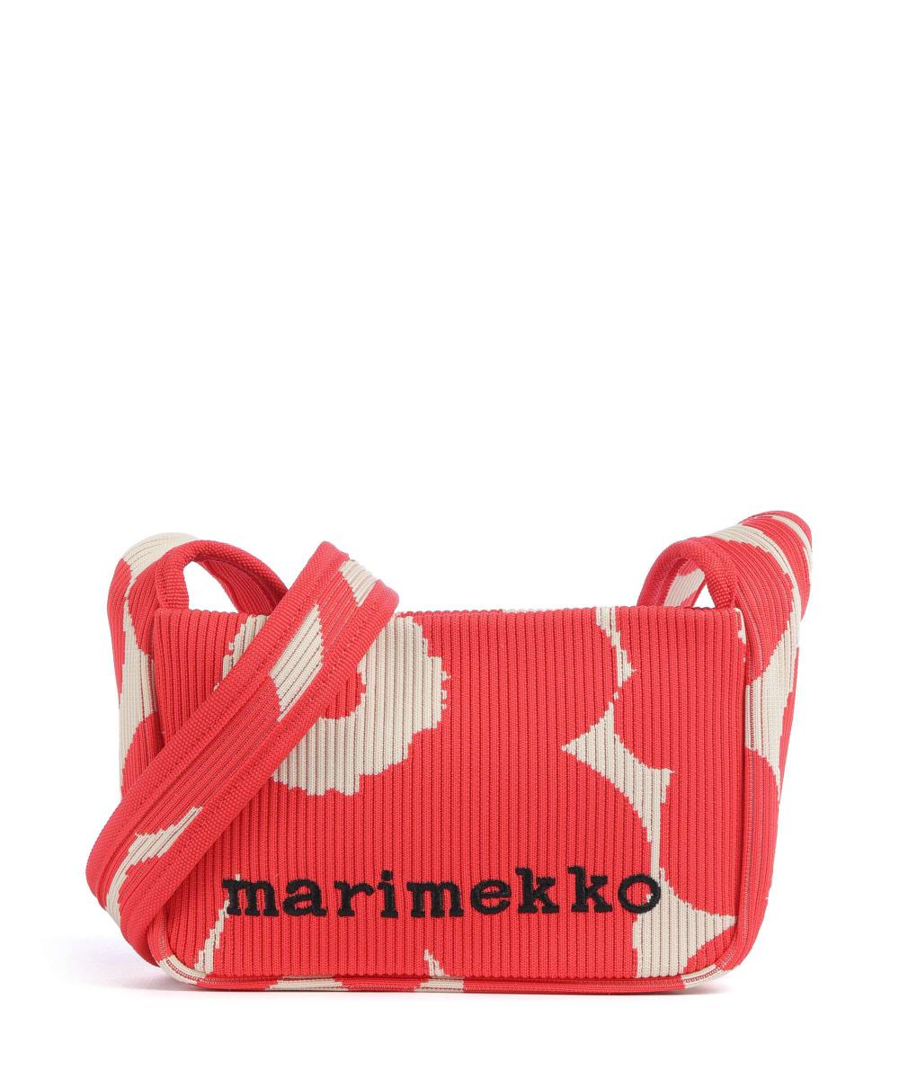

Вязаная сумка через плечо Unikko из полиэстера Marimekko, красный