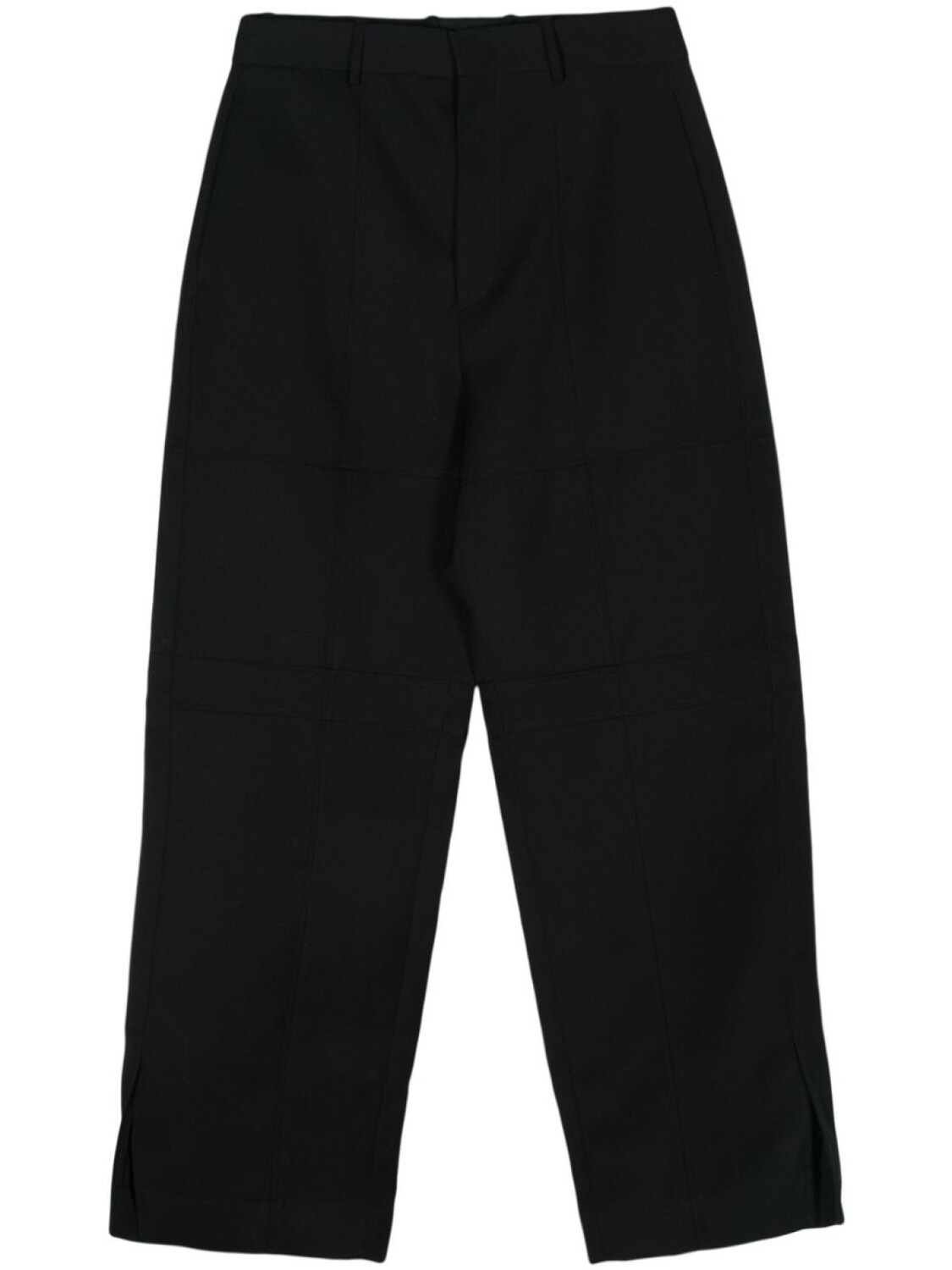 

Шерстяные брюки Jil Sander, черный
