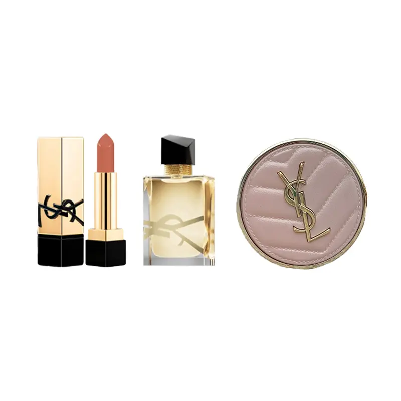 

Помада Air Cushion парфюмерный набор для макияжа легко растушевывается сияющий выравнивающий тон кожи набор из 3 штук SAINT LAURENT