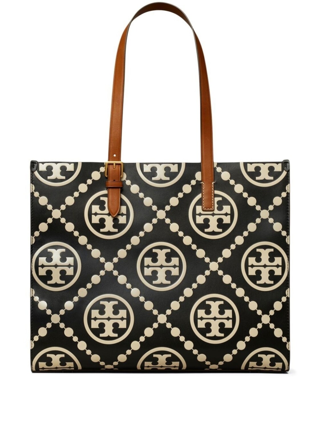 

Tory Burch сумка-тоут с тиснением T Monogram, черный