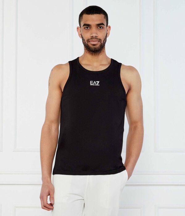 

Майка Slim fit Ea7, черный