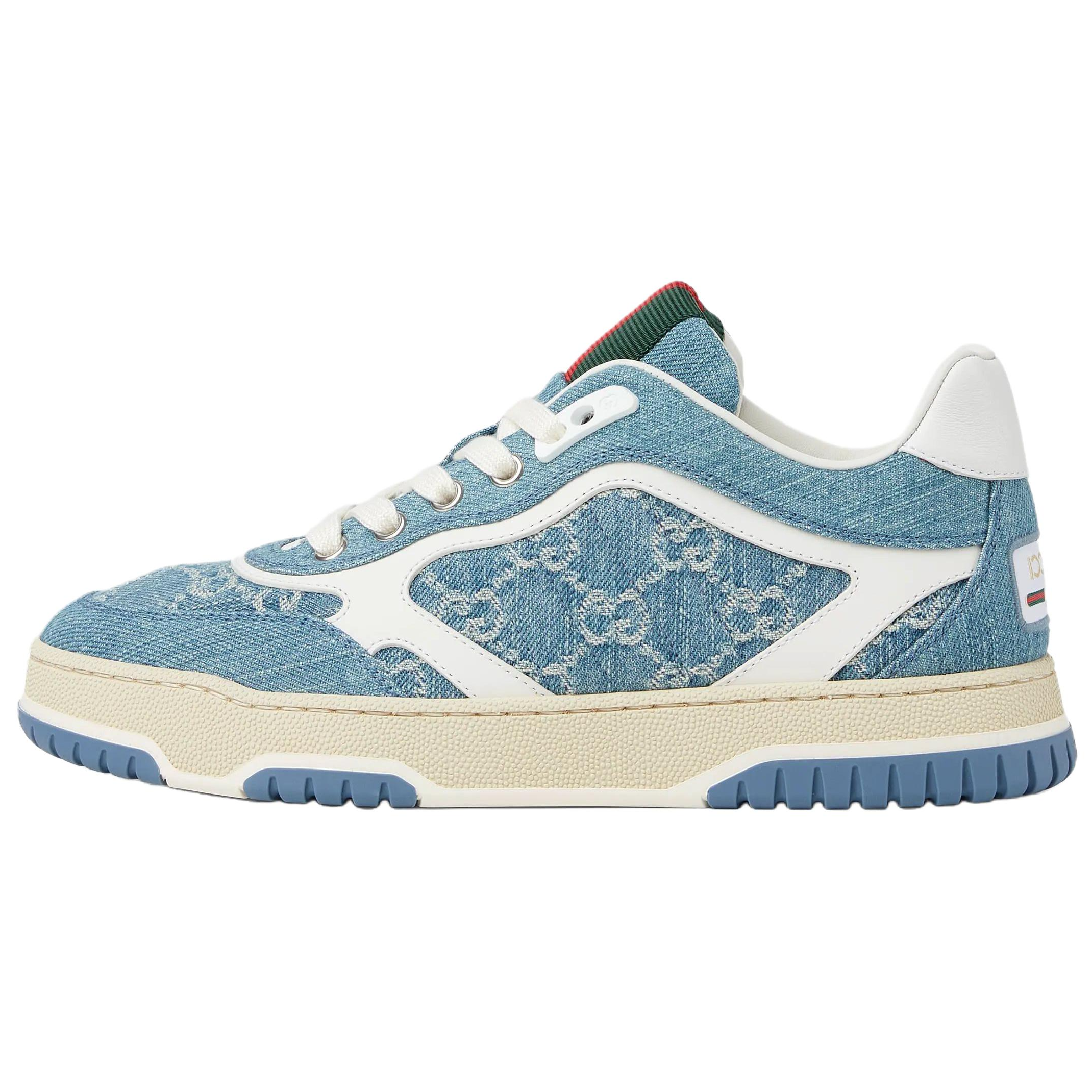 GUCCI Кроссовки для скейтбординга Re Web Low Top, женские, синие