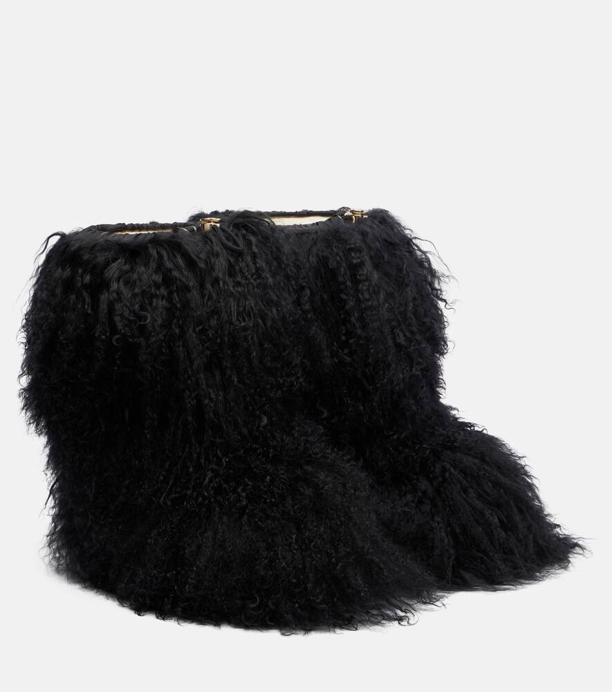 Аркские замшевые зимние сапоги Bogner, Black